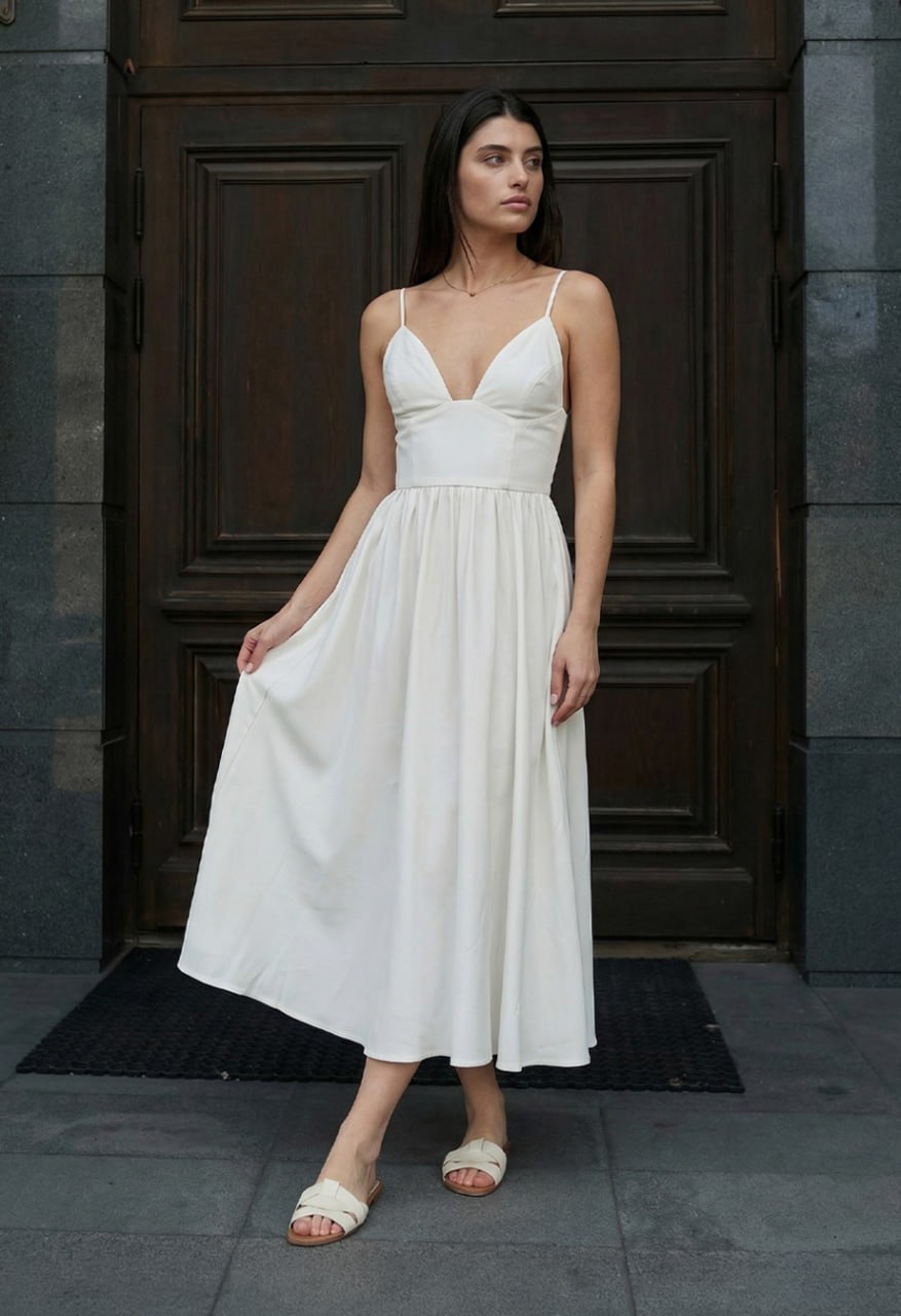 Sukienka Staff fen white