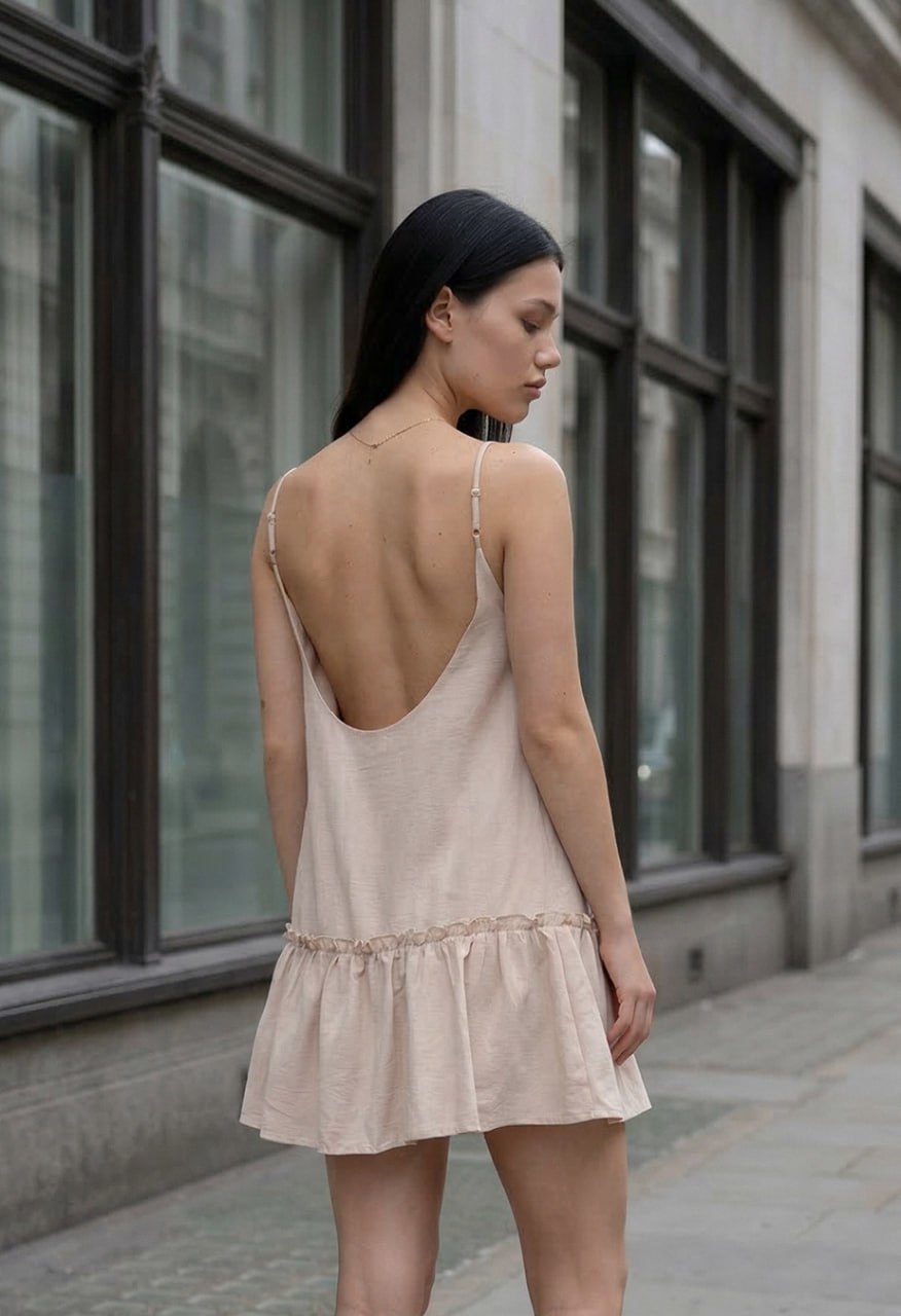 Sukienka Staff ama beige