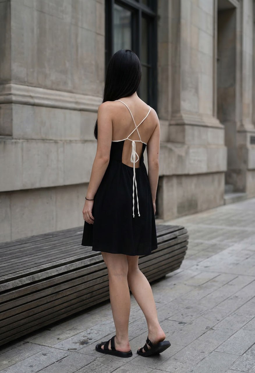 Sukienka Staff kr black & white