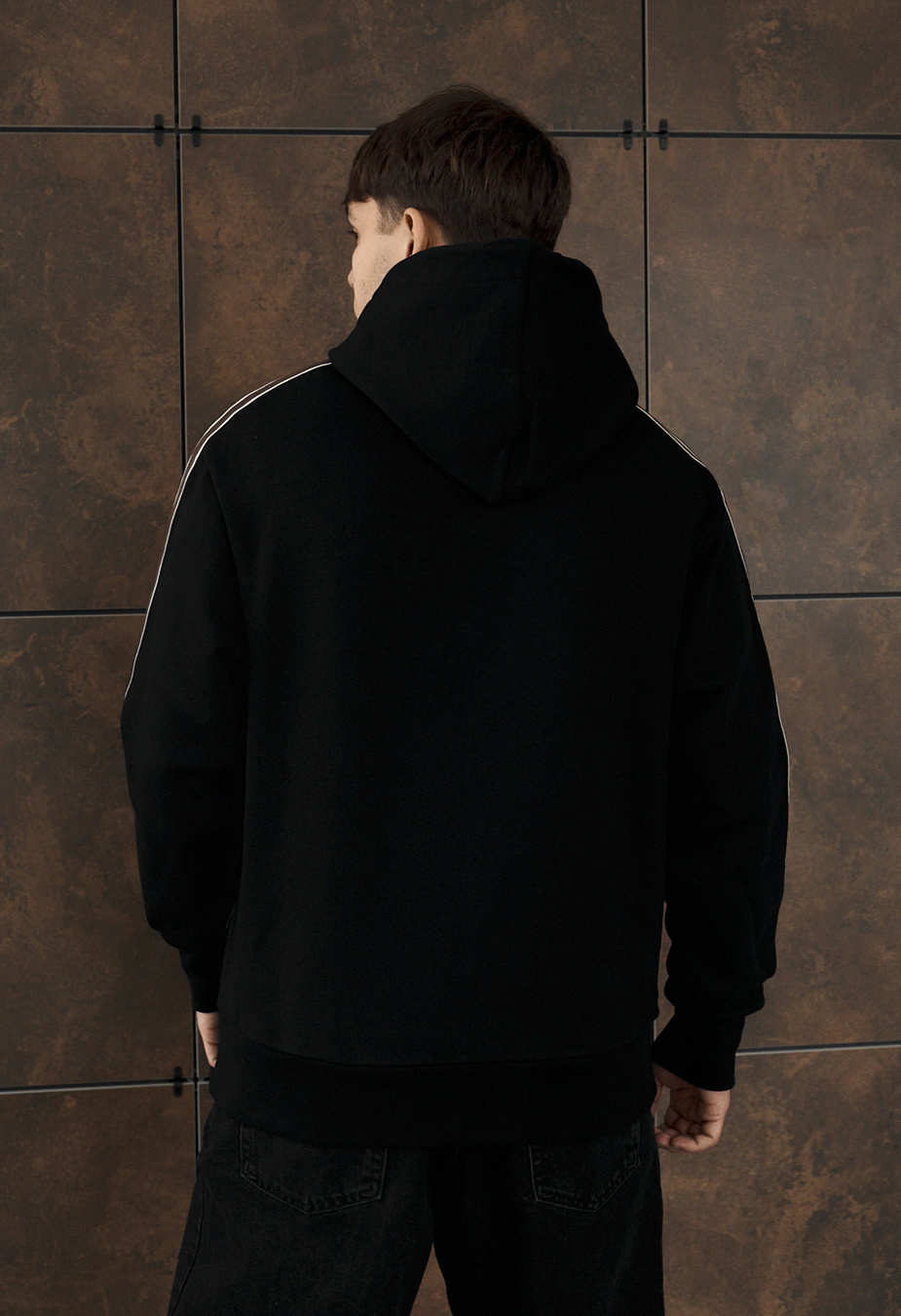 Bluza Staff black lines oversize