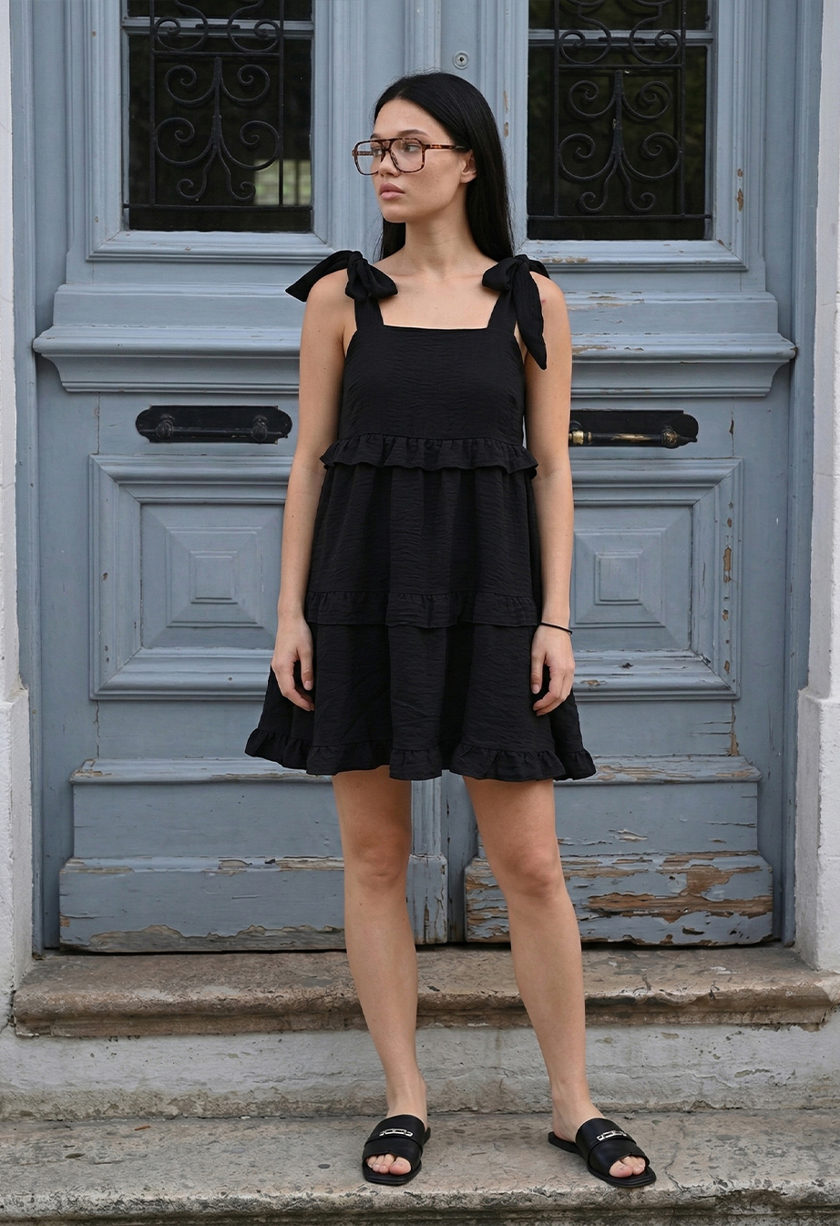 Sukienka Staff pin black