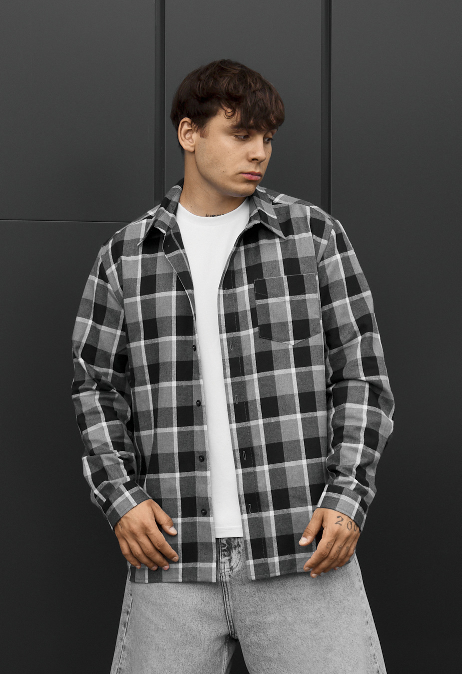 Koszula Staff ed black & gray