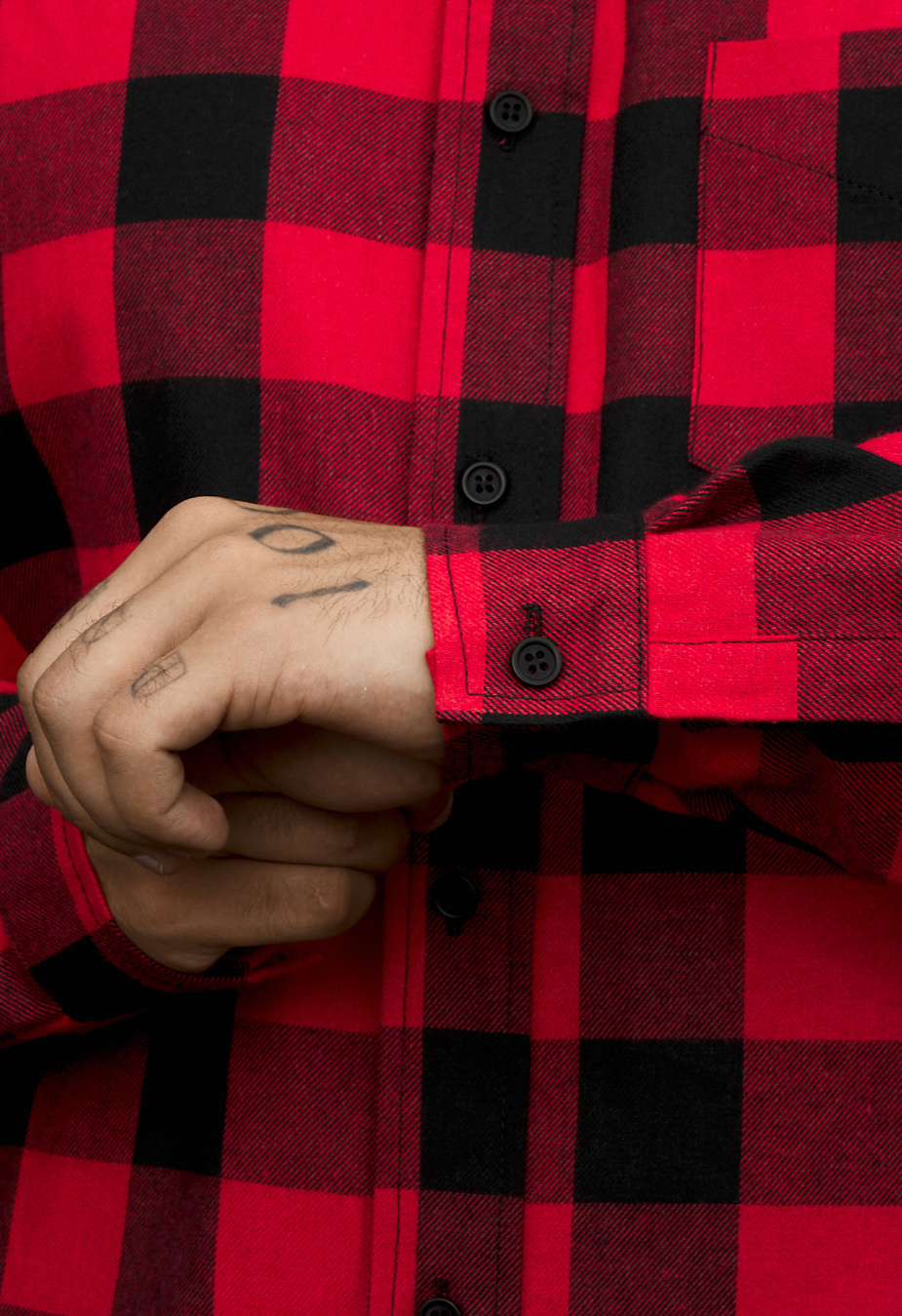 Koszula Staff ed black & red