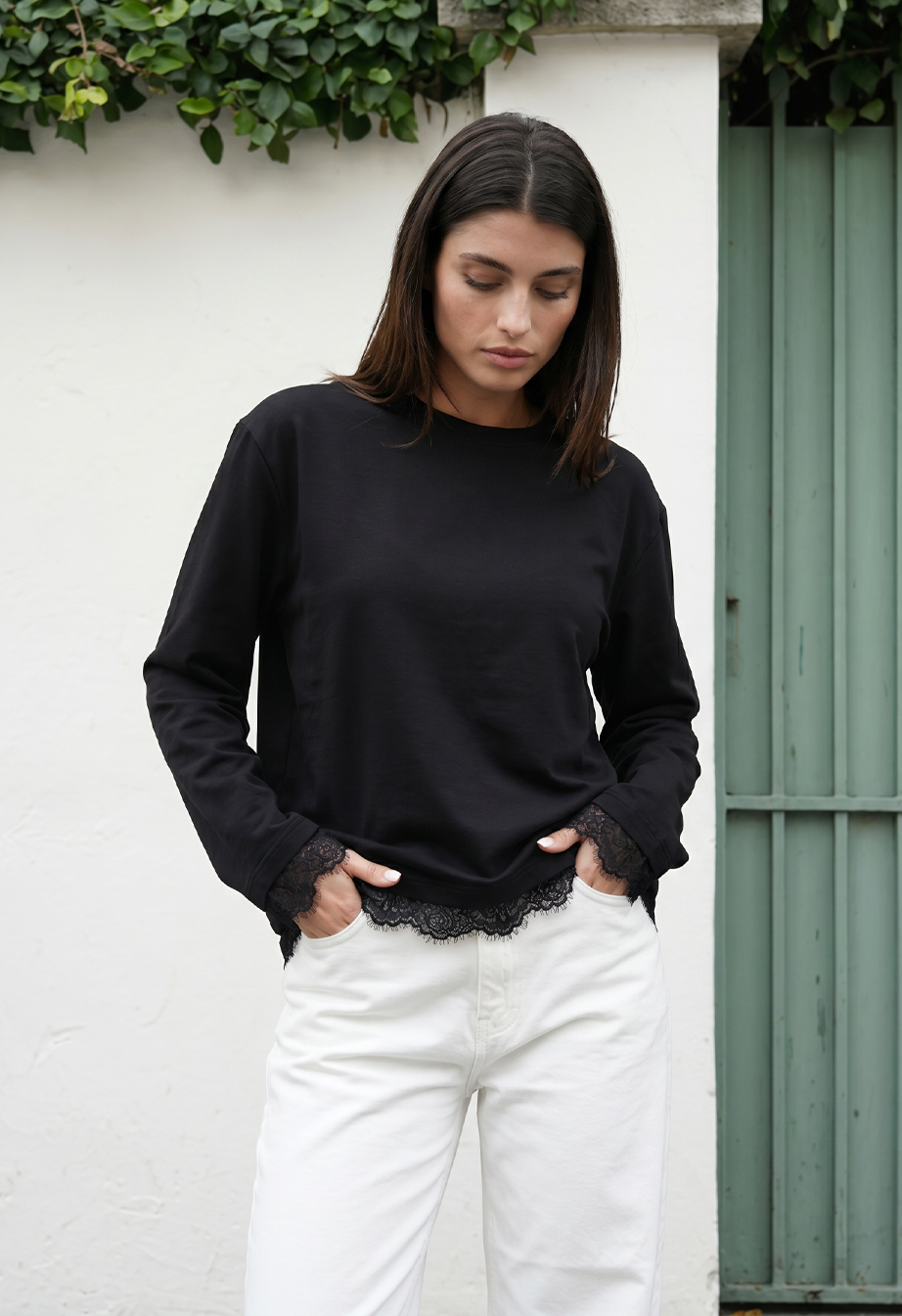 Longsleeve Staff mar black