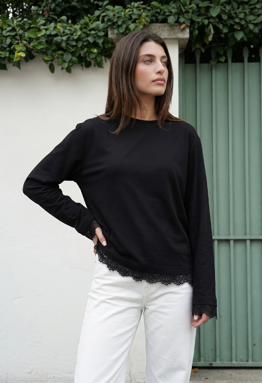Longsleeve Staff mar black