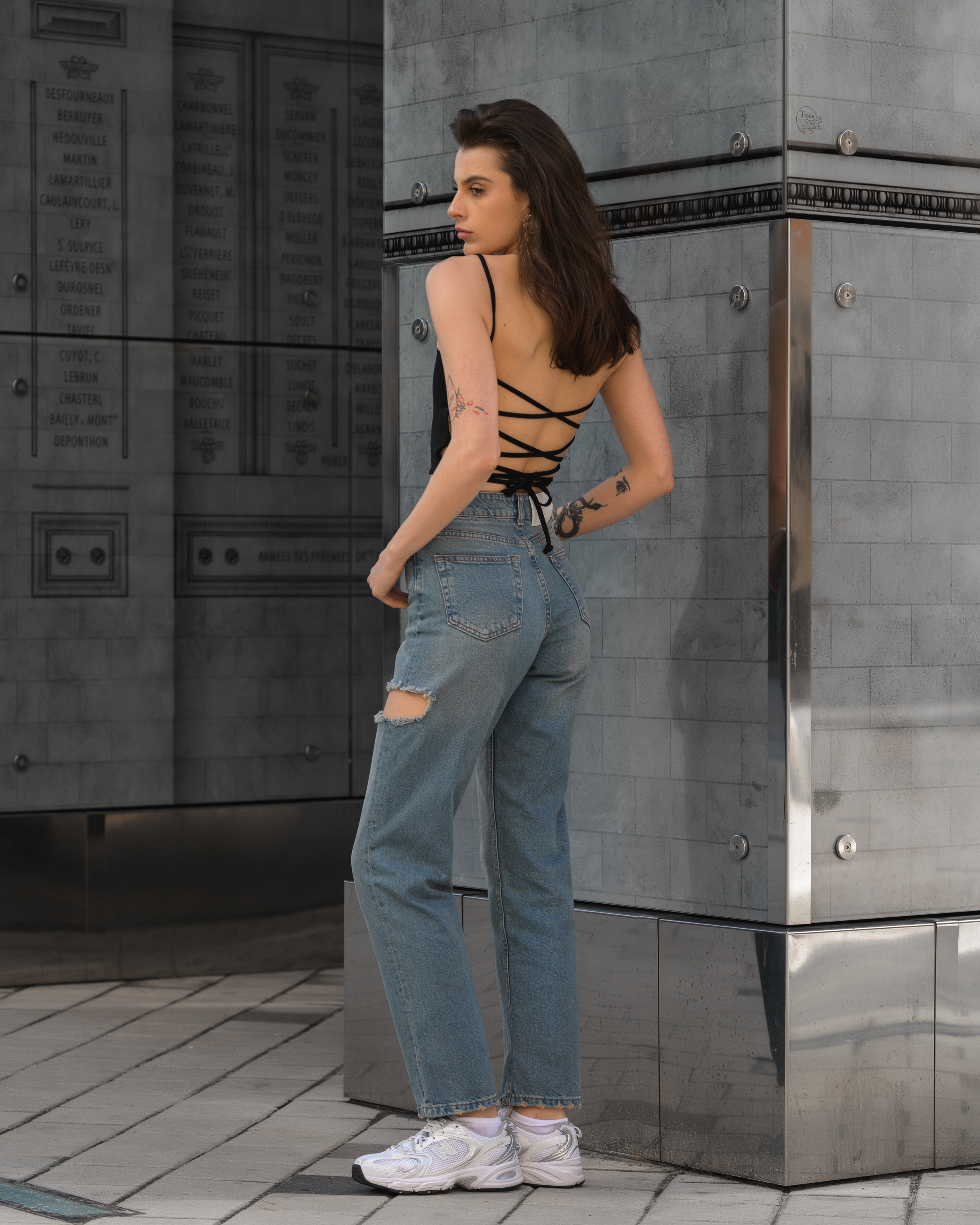 Damskie jeansy Staff blue straight