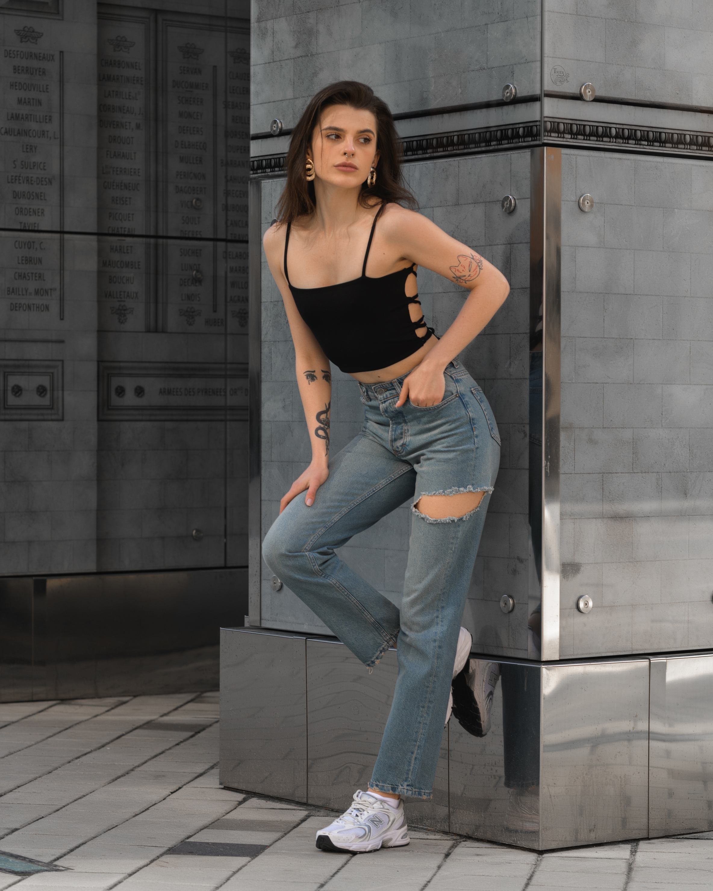 Damskie jeansy Staff blue straight