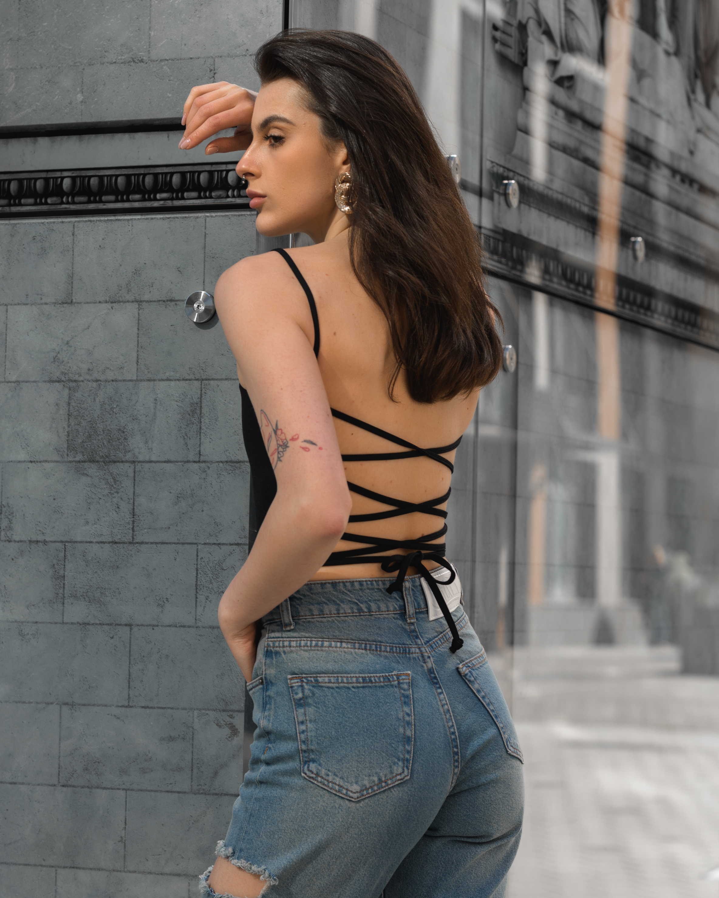 Damskie jeansy Staff blue straight