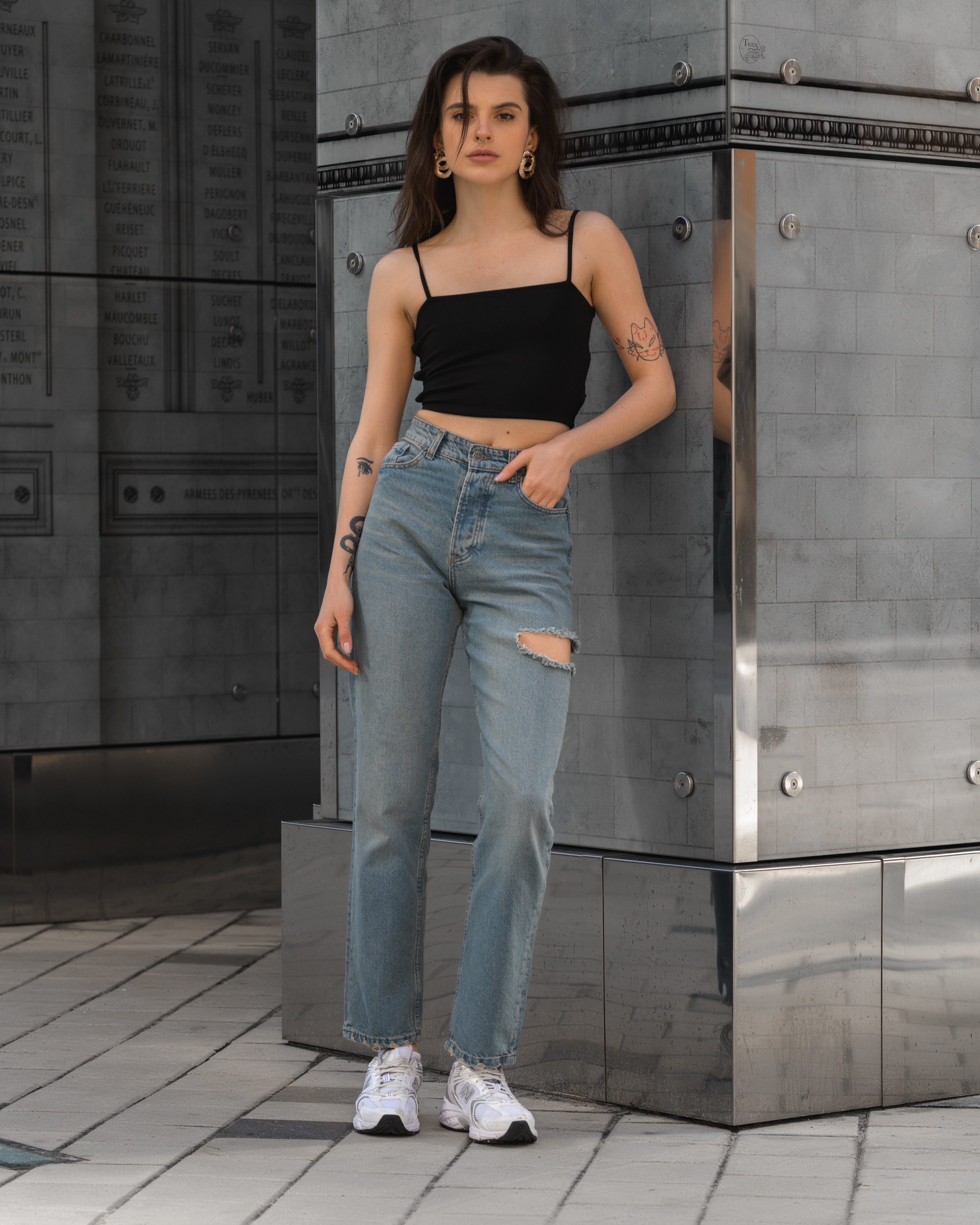 Damskie jeansy Staff blue straight