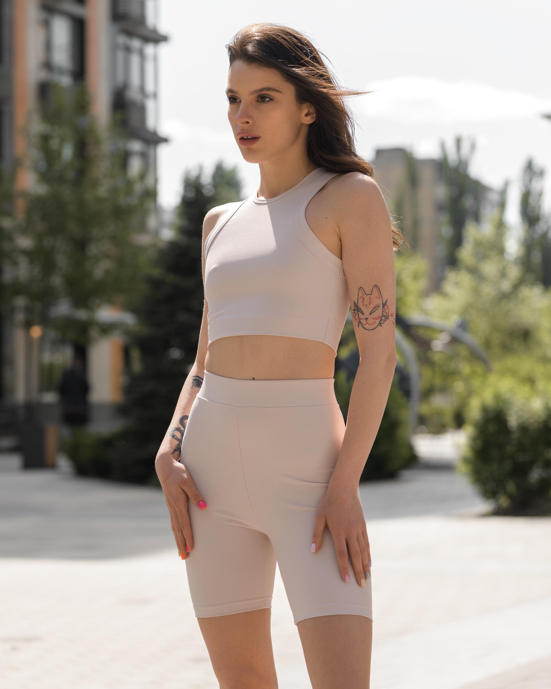 Damski komplet letni Staff ch light powder