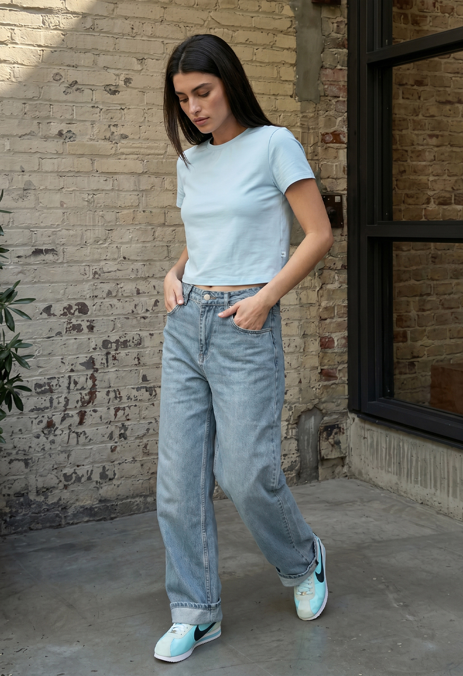 Koszulka Staff fes light blue