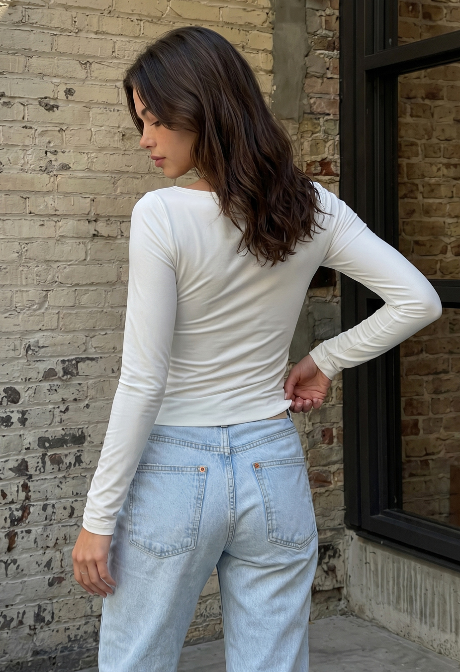 Longsleeve Staff ruf white