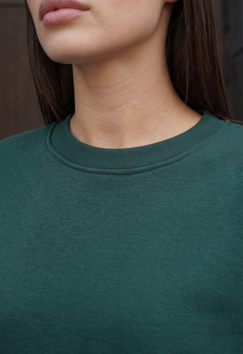 Bluza Staff zy green oversize fleece