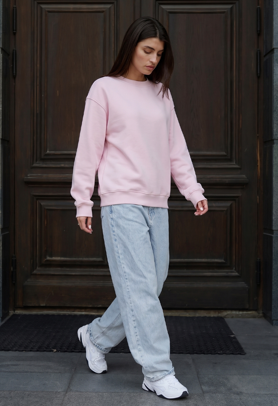 Bluza Staff zy pink oversize fleece