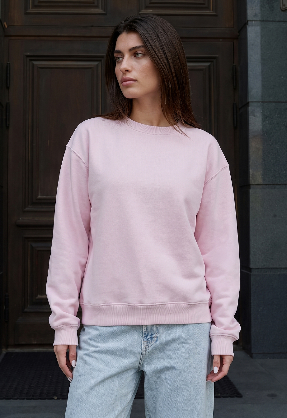 Bluza Staff zy pink oversize fleece