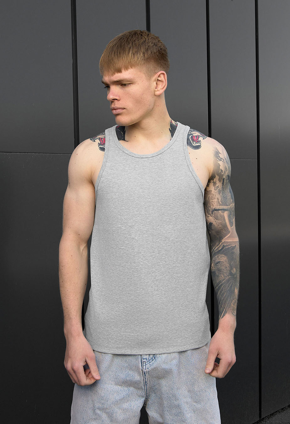 Koszulka Staff ns gray