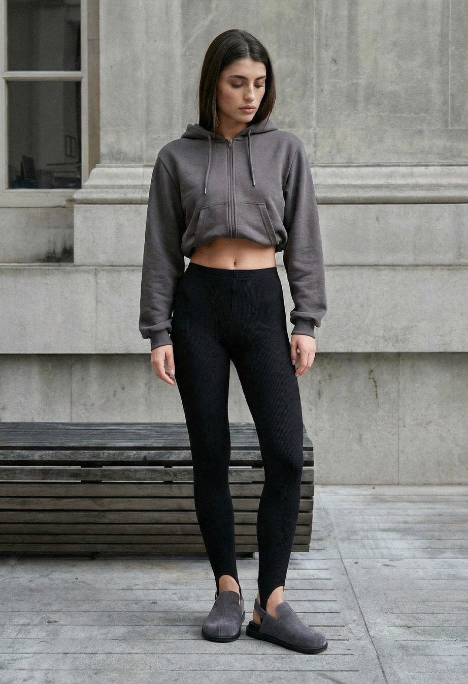 Legginsy Staff zip black