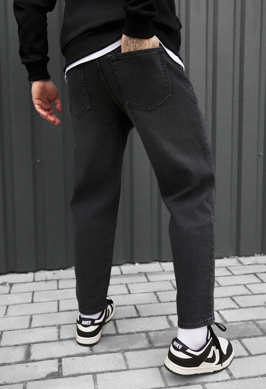 Dżinsy Staff 2 baggy dark gray