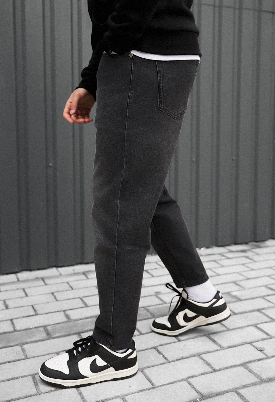 Dżinsy Staff 2 baggy dark gray