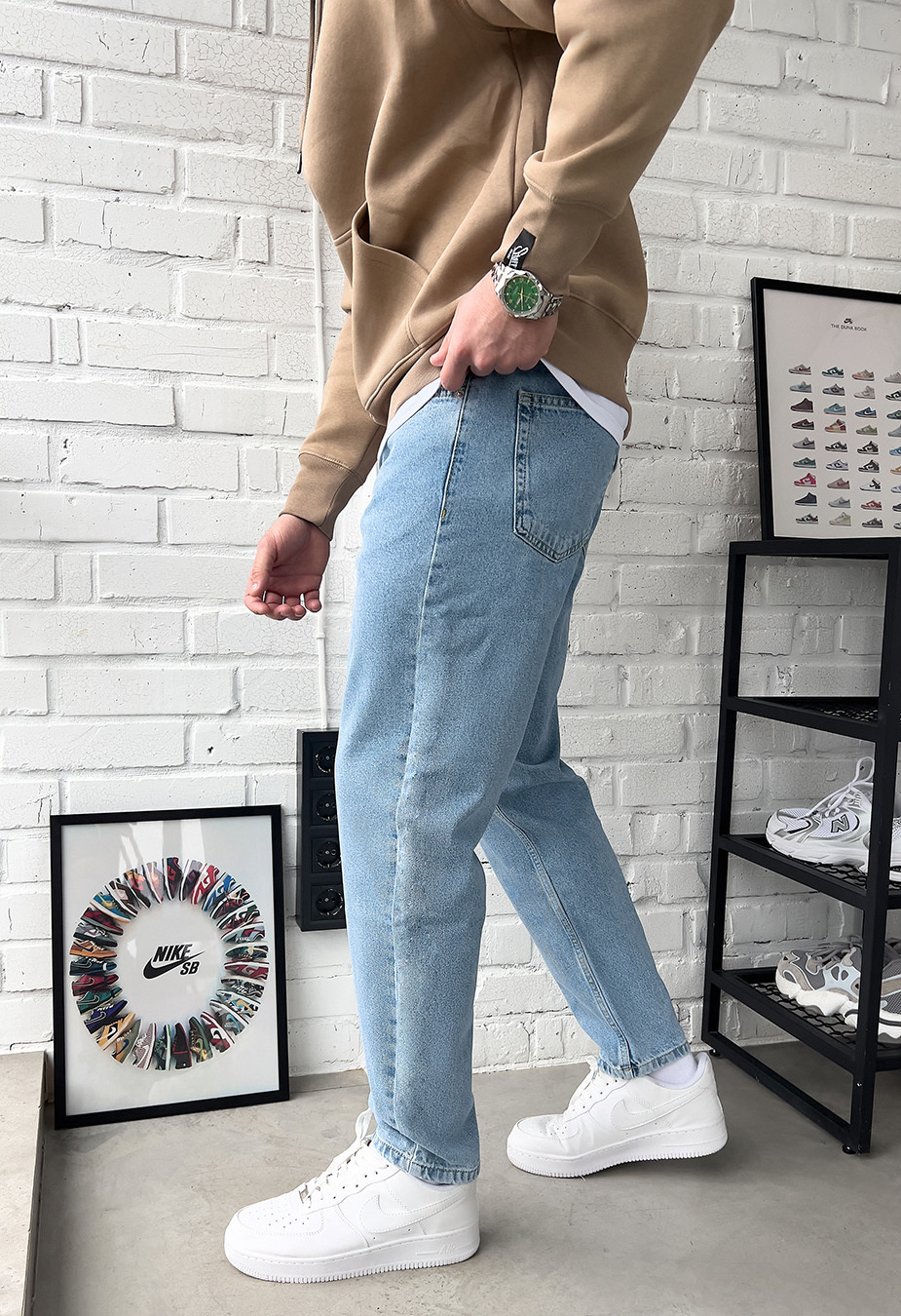 Dżinsy Staff 30 light blue slim