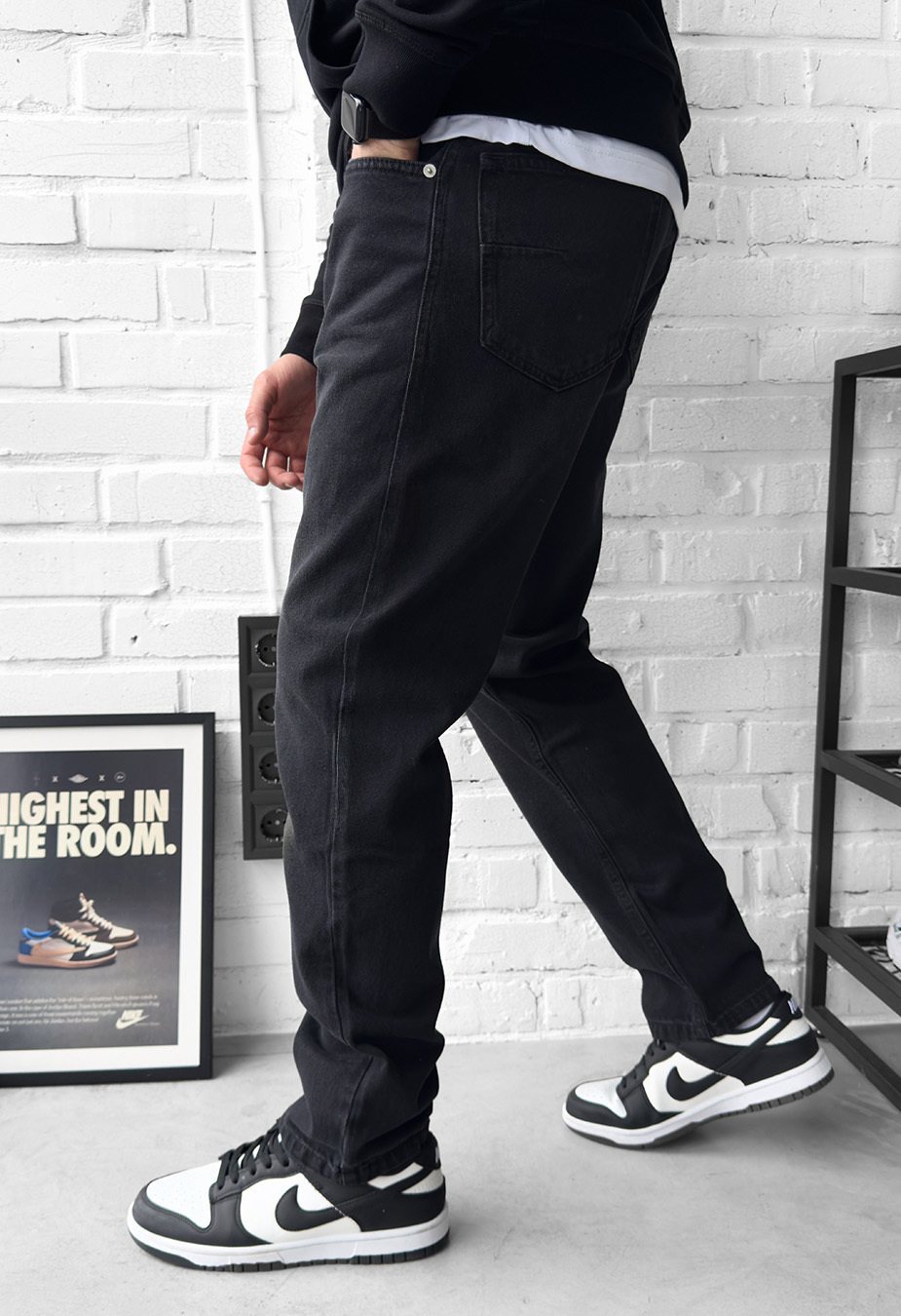 Dżinsy Staff 24 black regular