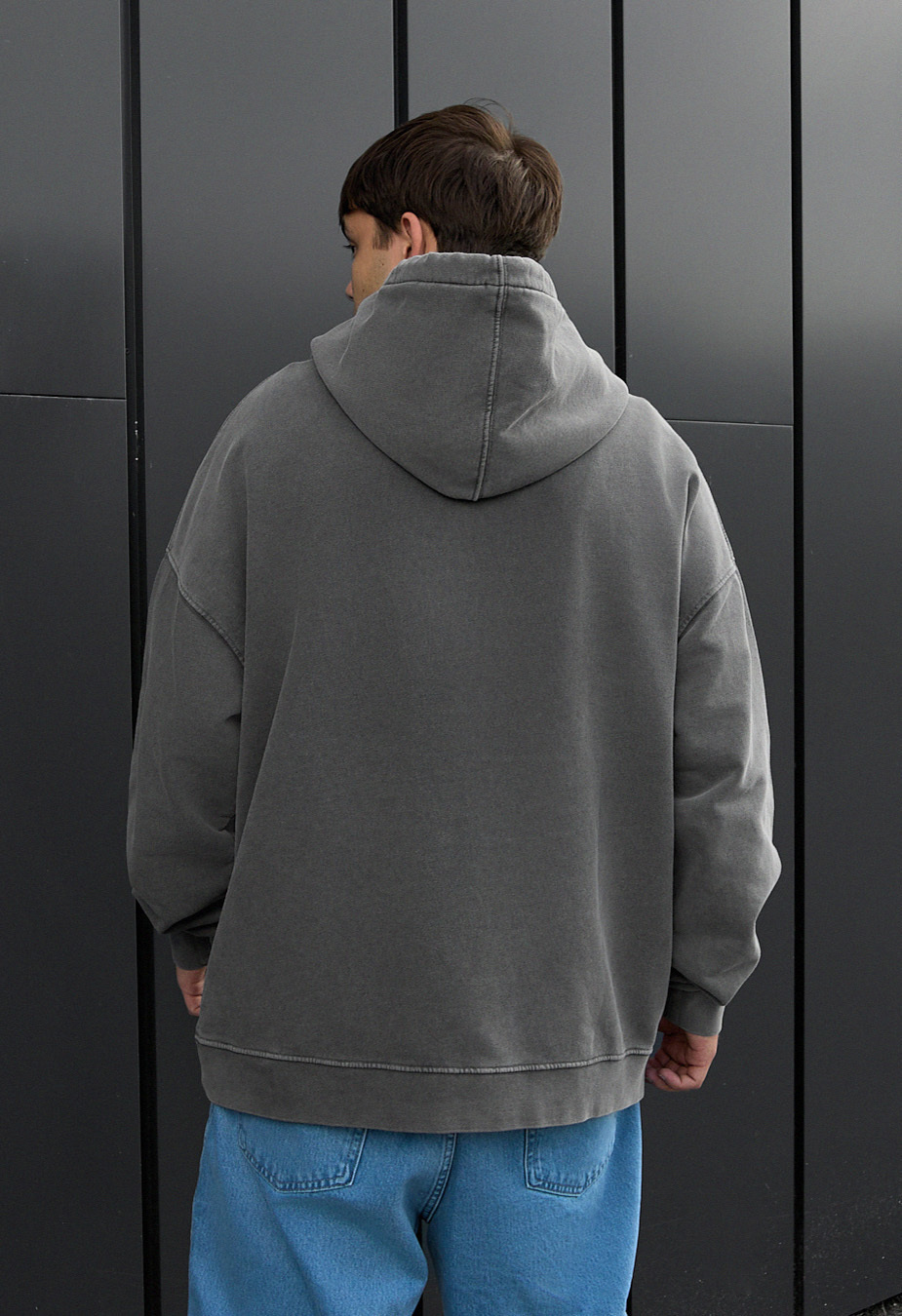 Bluza Staff gray logo oversize
