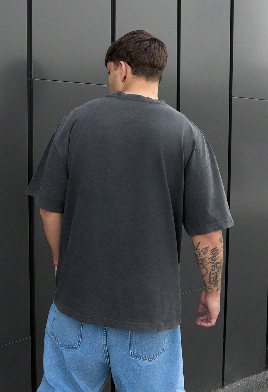 Koszulka Staff va2 dark gray oversize