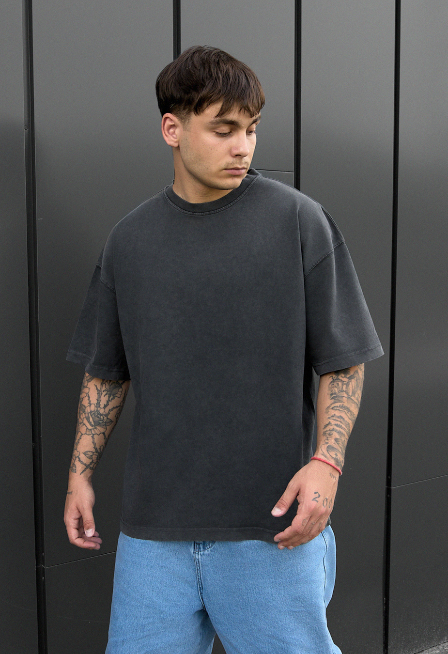 Koszulka Staff va2 dark gray oversize