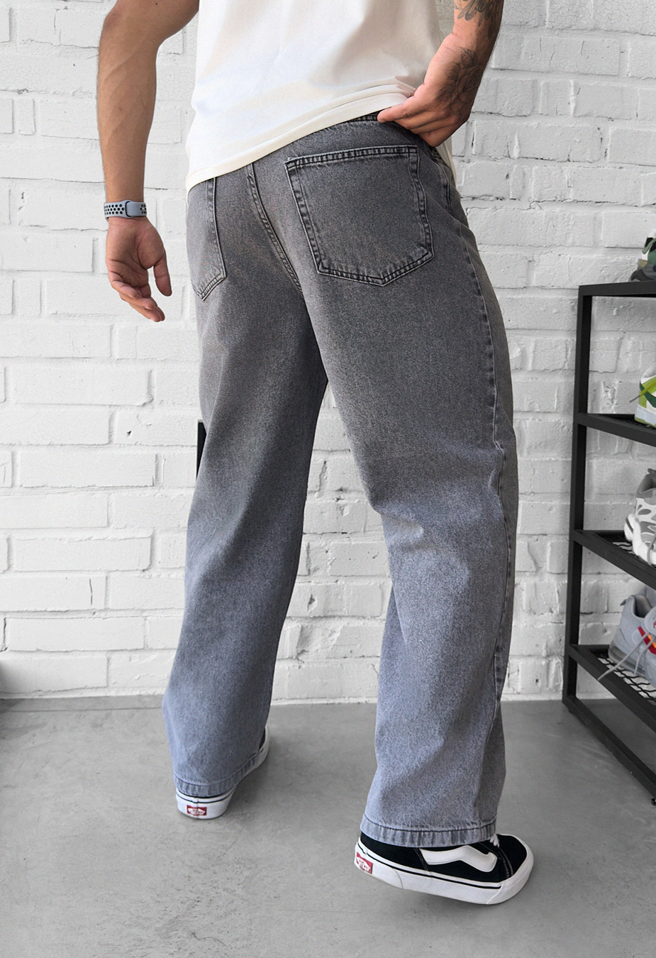 Dżinsy Staff  gray baggy