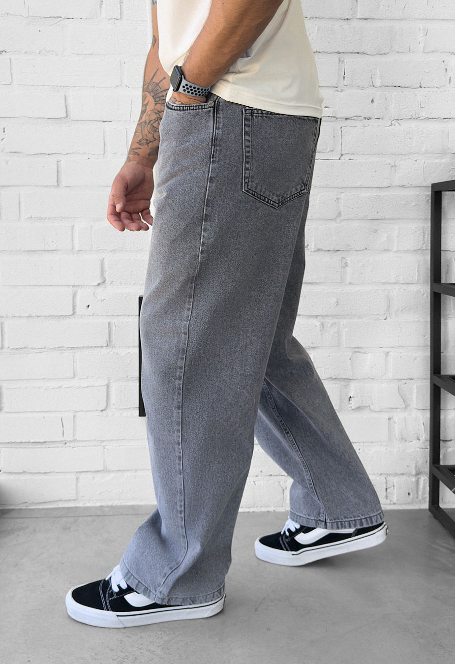 Dżinsy Staff  gray baggy