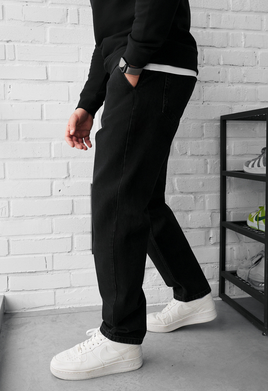 Dżinsy Staff 10 black regular