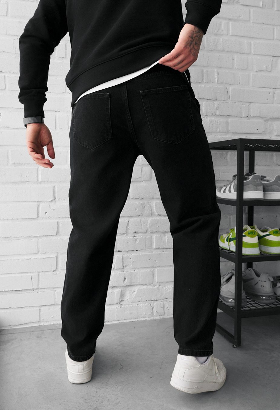 Dżinsy Staff 10 black regular