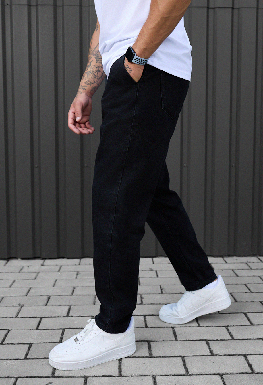 Dżinsy Staff 10 black regular