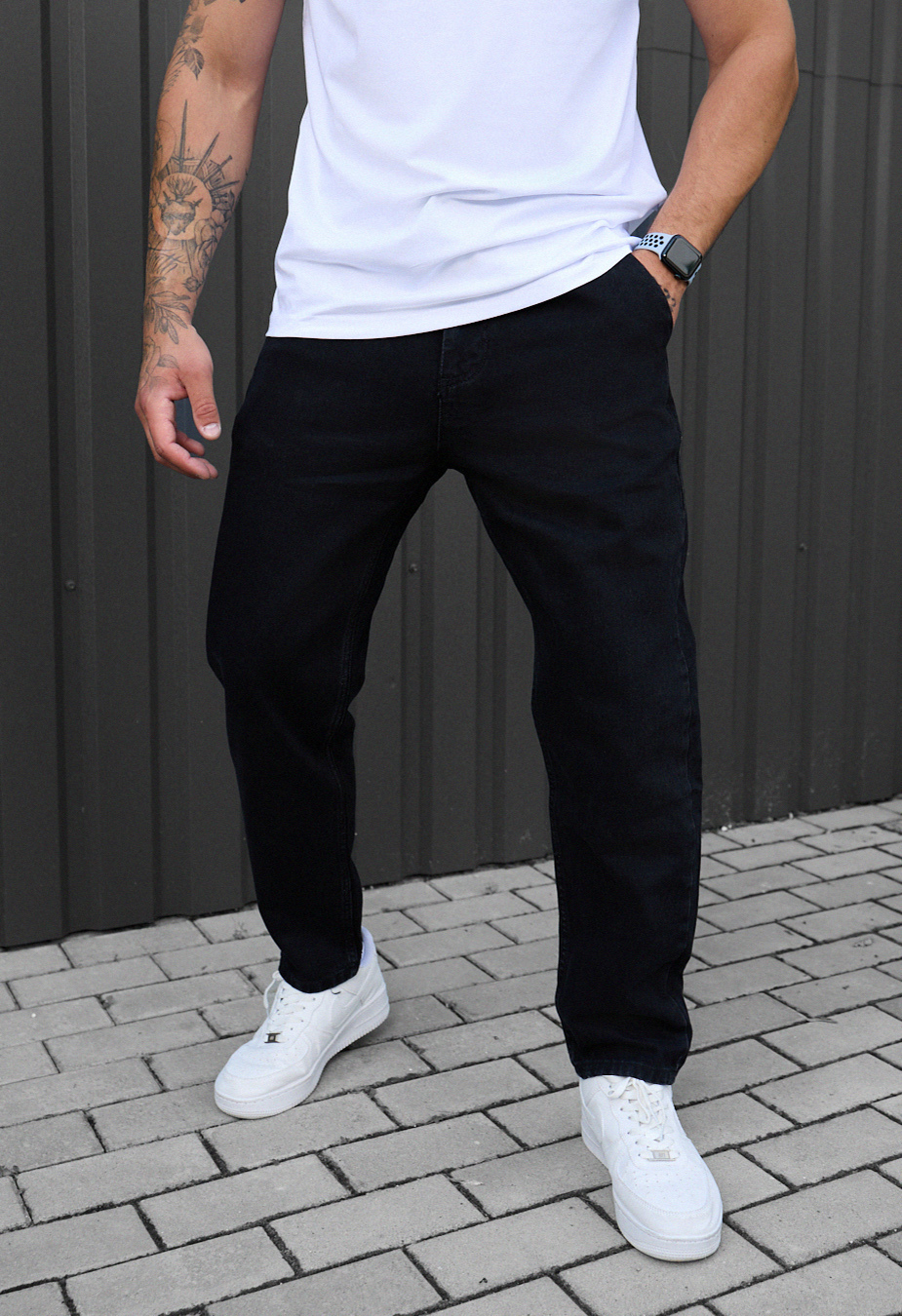 Dżinsy Staff 10 black regular