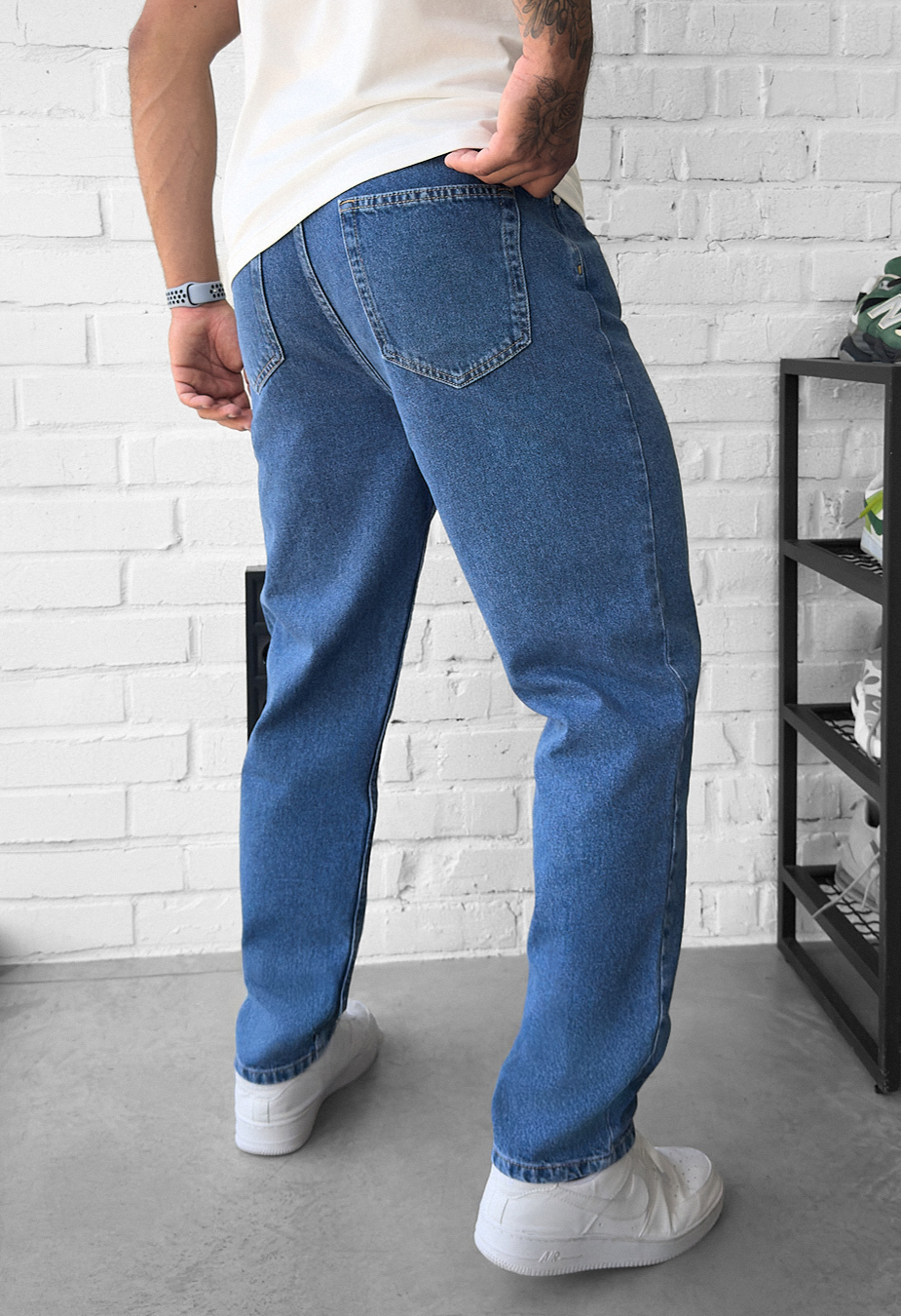 Dżinsy Staff 15 loose fit blue2