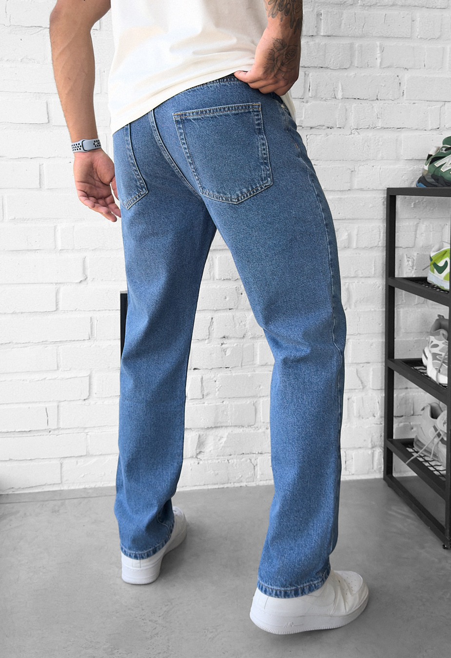 Dżinsy Staff 3 loose fit blue