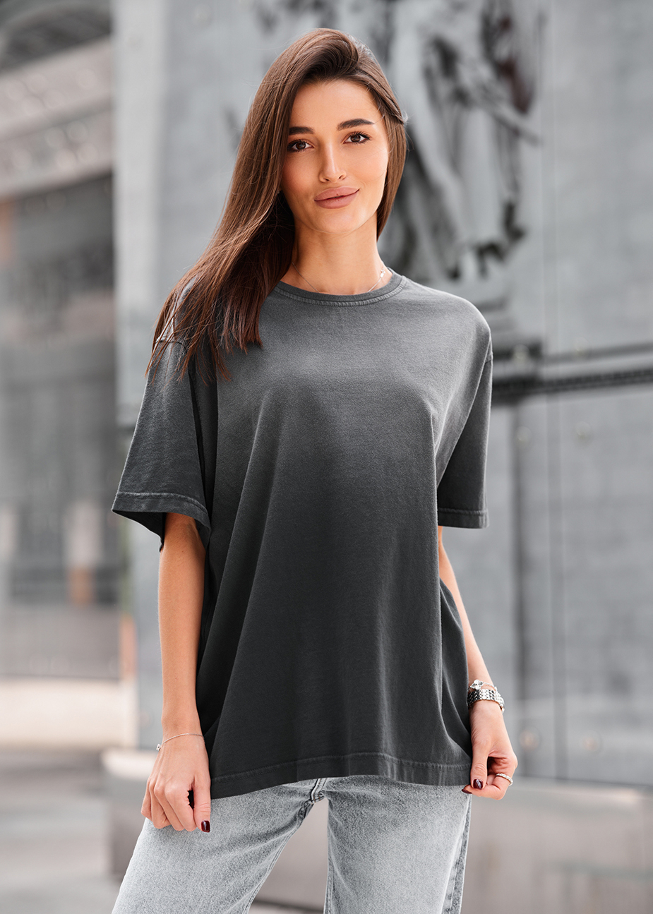 Koszulka Staff ri dark gray oversize