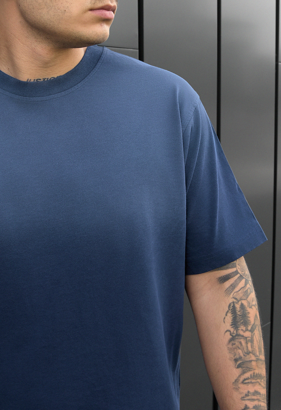 Koszulka Staff va1 navy oversize