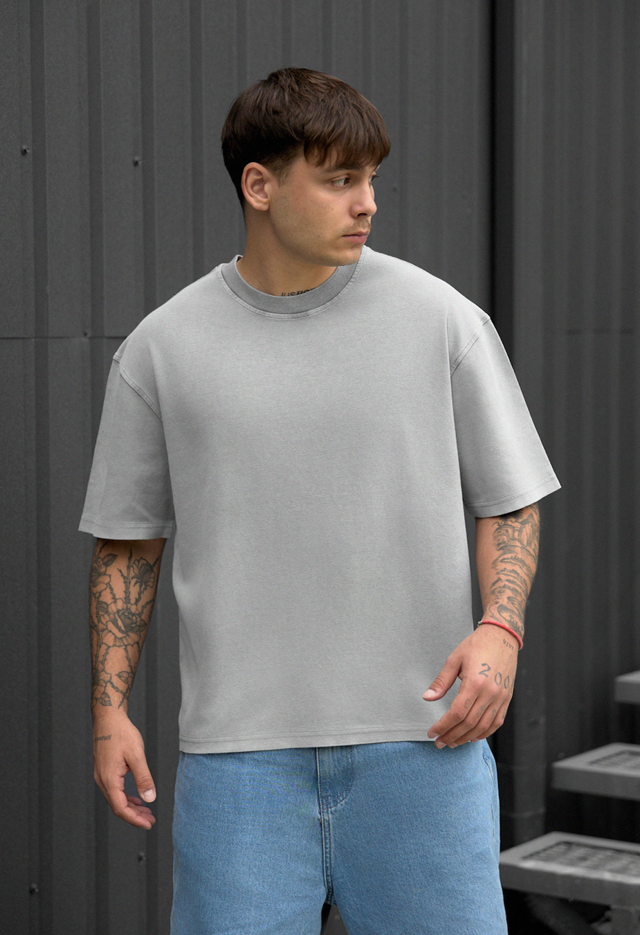 Koszulka Staff va2 gray oversize