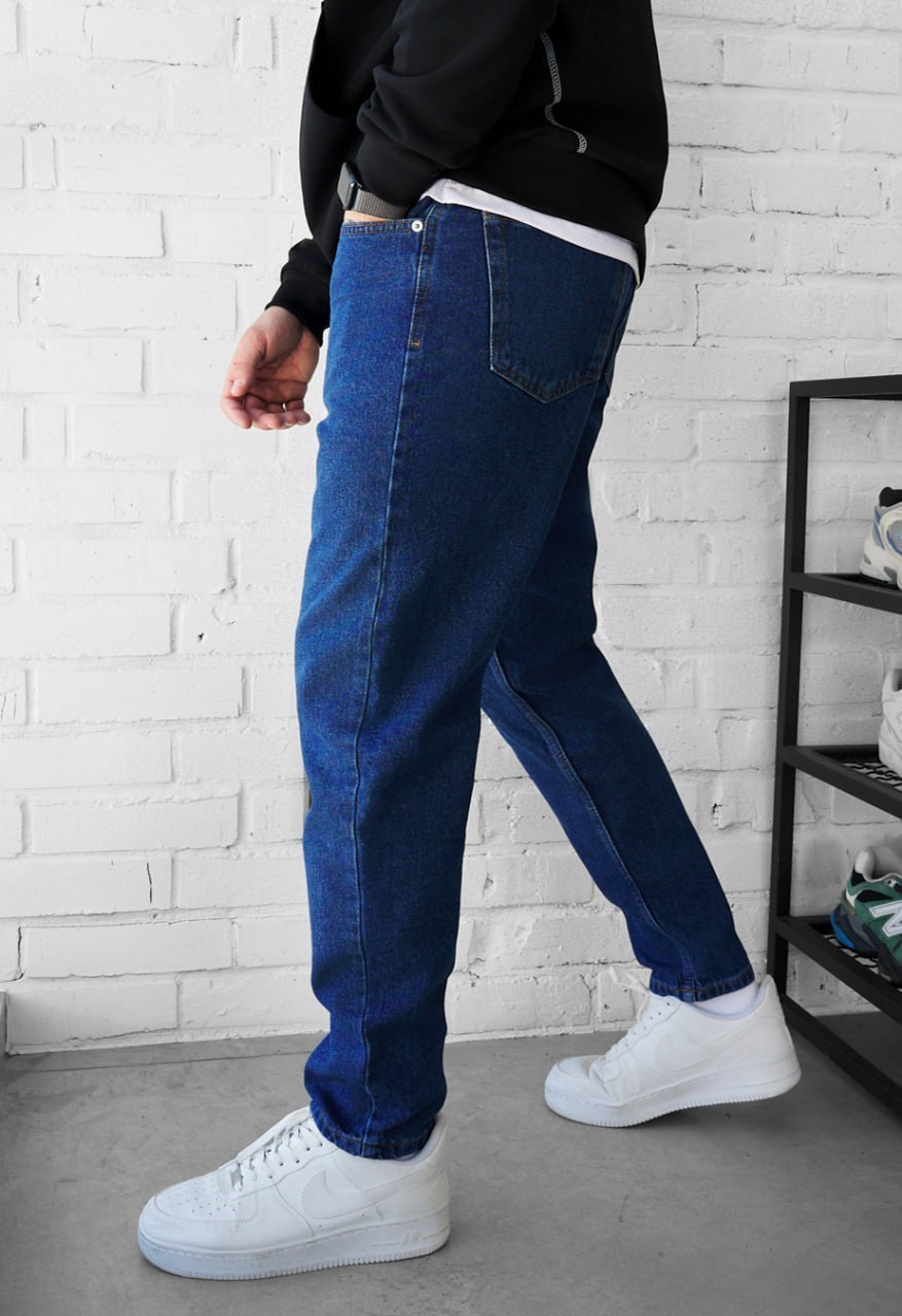 Dżinsy Staff 13 navy baggy