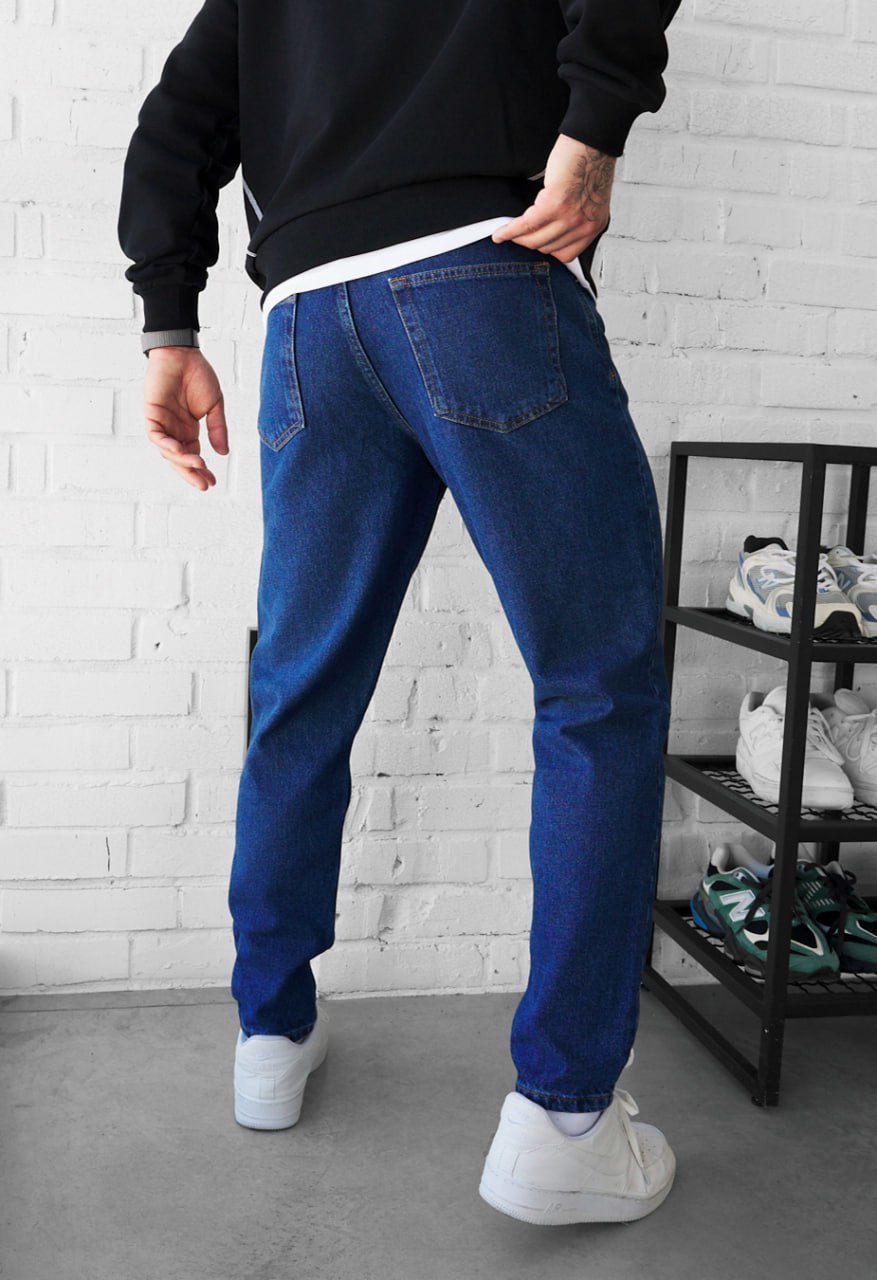 Dżinsy Staff 13 navy baggy