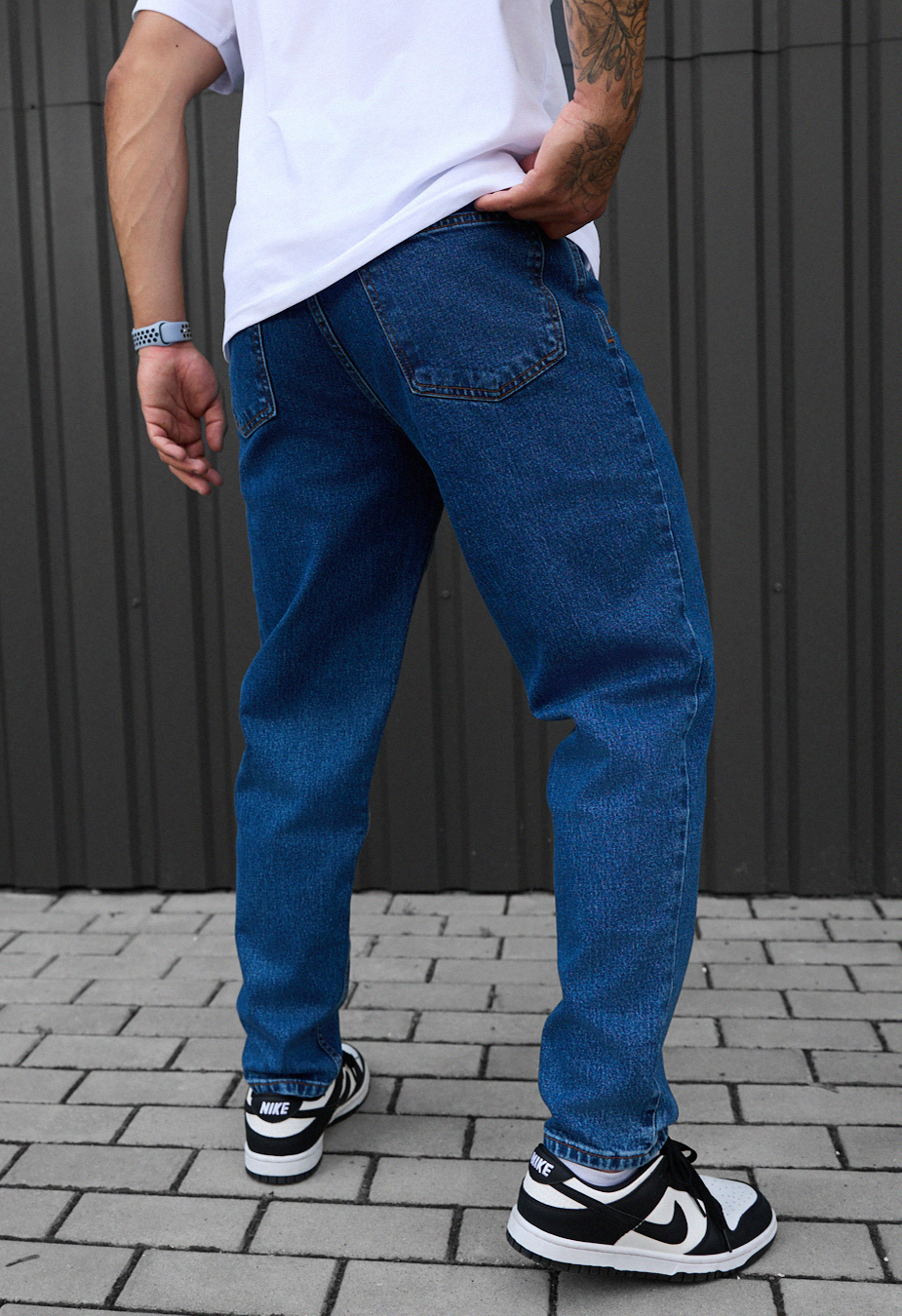 Dżinsy  Staff 13 navy baggy