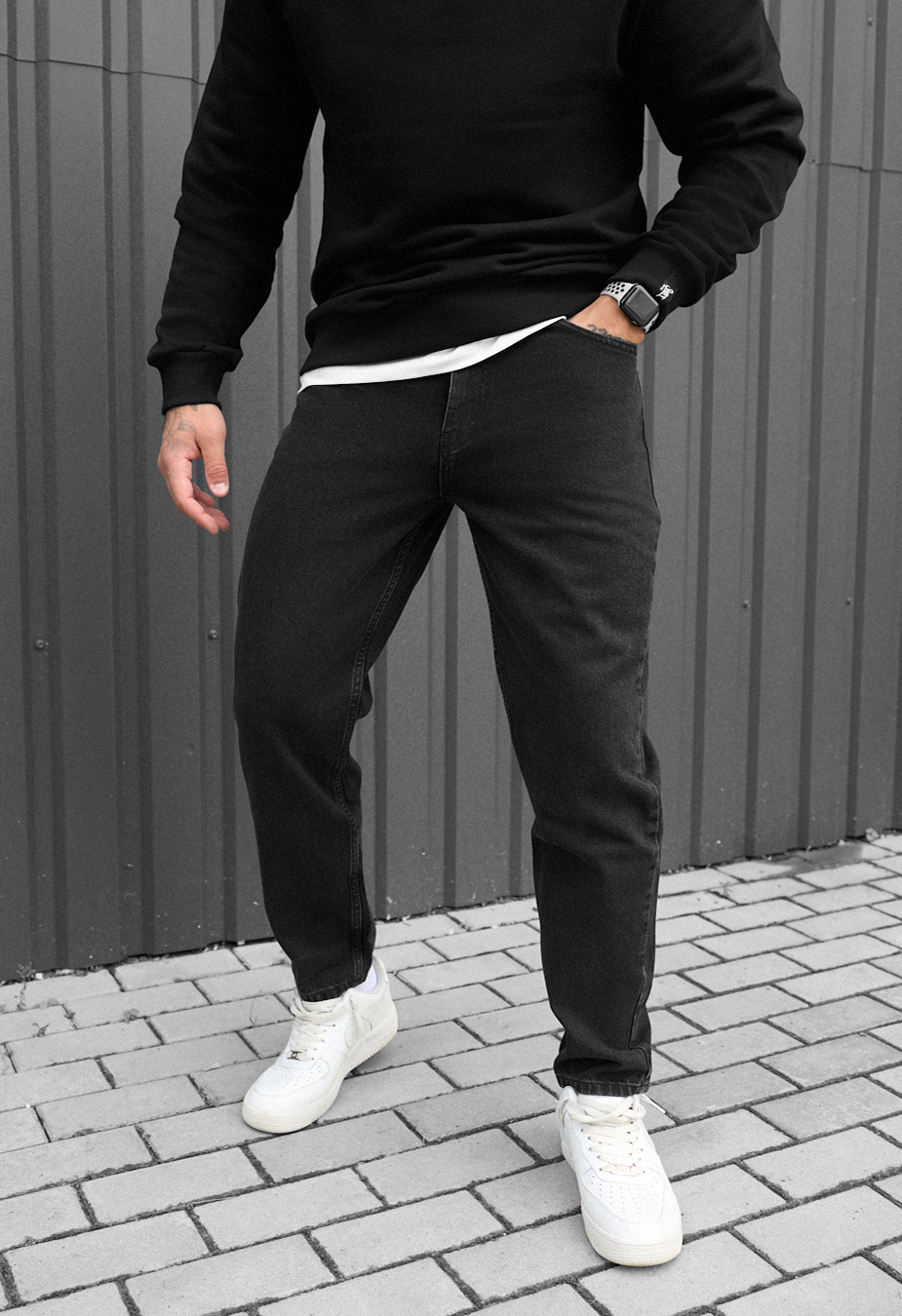 Dżinsy Staff 14 black regular