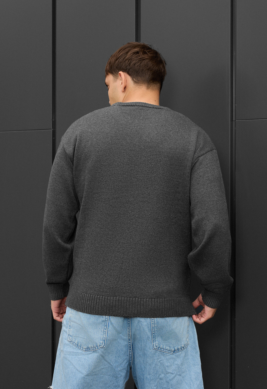 Sweter Staff 102 hraphite