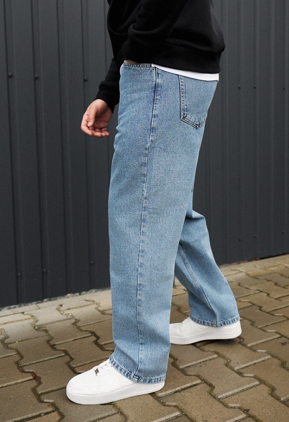 Dżinsy Staff 032 loose fit blue