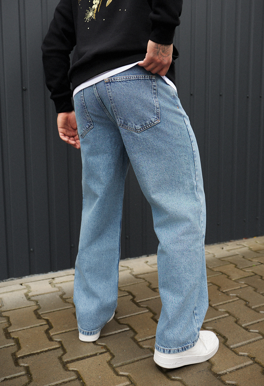 Dżinsy Staff 032 loose fit blue