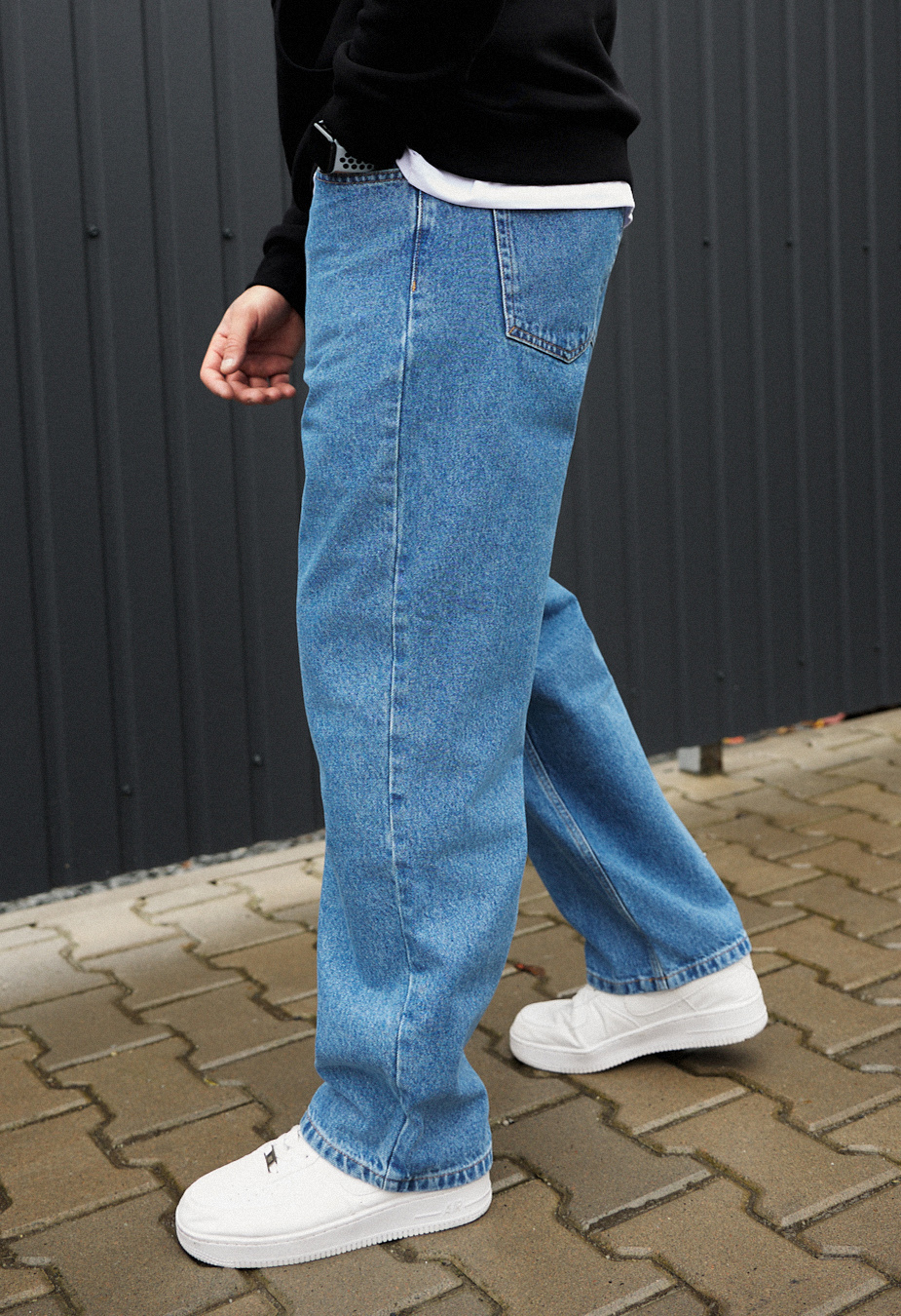 Dżinsy Staff 038 loose fit blue