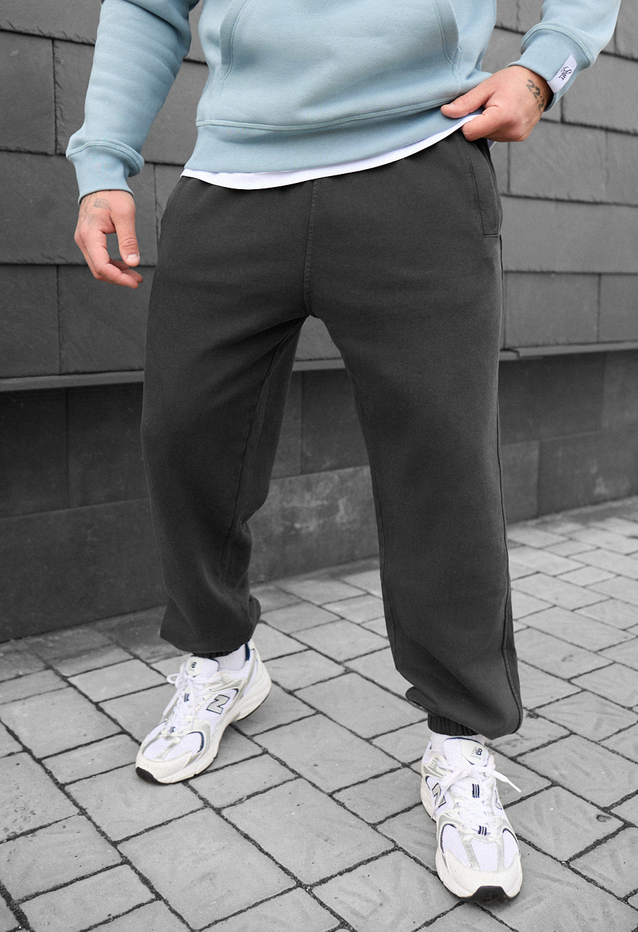 Joggery Staff dio gray2 oversize