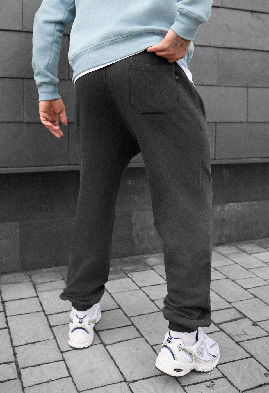 Joggery Staff dio gray2 oversize