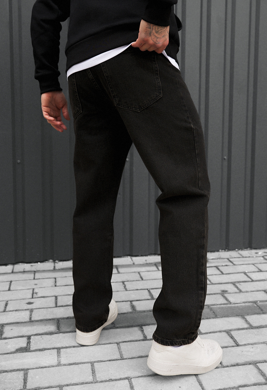 Dżinsy Staff 054 black baggy